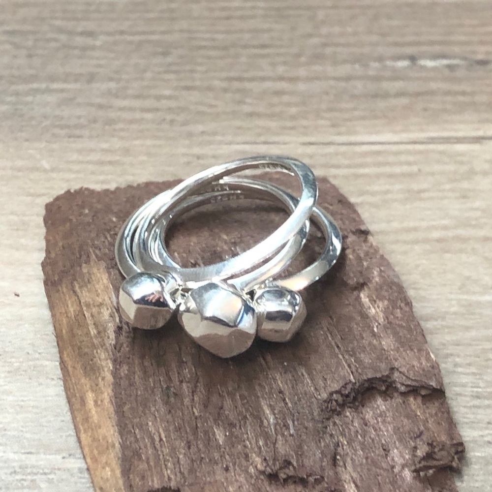 New Kit Heath sterling silver .925 stacking Rings